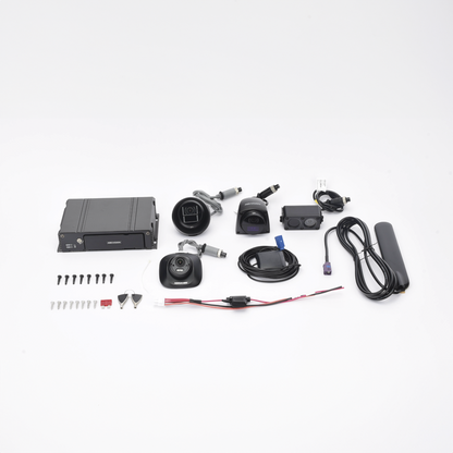 Kit DVR Móvil 4G / 2 Cámaras Interior + 2 Cámaras Exterior
